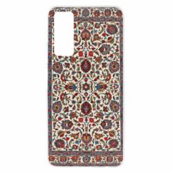 Чехол для Huawei P Smart 2021 Ковёр с цветочным узором - PrintSalon