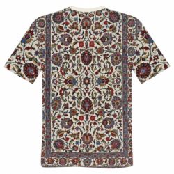 Мужская футболка 3D Ковёр с цветочным узором - PrintSalon