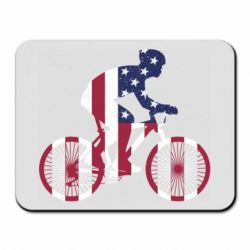 Коврик для мыши American cyclist - PrintSalon