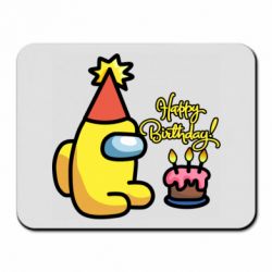 Килимок для миші Among Us Happy Birthday - PrintSalon