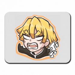 Коврик для мыши Angry Zenitsu Agatsuma - PrintSalon