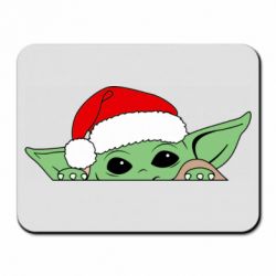 Килимок для миші Baby Yoda Santa - PrintSalon