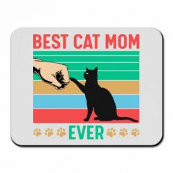 Коврик для мыши Best cat mom ever - PrintSalon