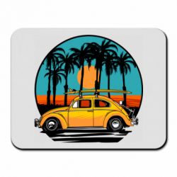 Коврик для мыши Car and sunset - PrintSalon