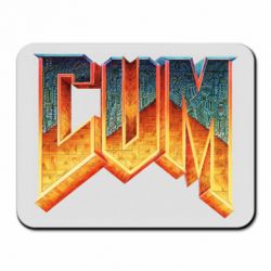Коврик для мыши Cum Doom logo - PrintSalon