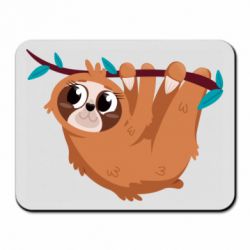 Коврик для мыши Cute sloth - PrintSalon