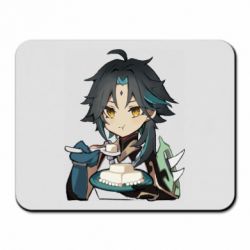 Коврик для мыши Cяо кушает - PrintSalon