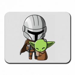 Коврик для мыши Din Djarin And The Child - PrintSalon