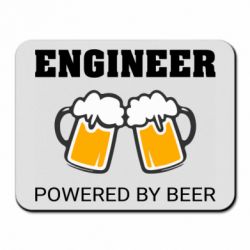 Коврик для мыши Engineer Powered By Beer - PrintSalon