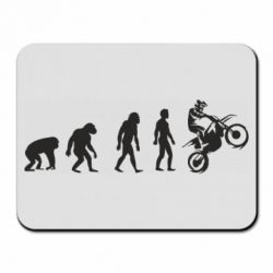 Коврик для мыши Эволюция мотоциклиста - PrintSalon