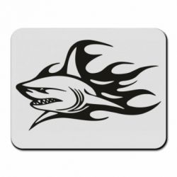 Коврик для мыши Flaming shark
