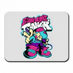 Коврик для мыши FnF Boy And Logo - PrintSalon