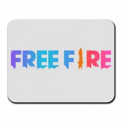 Коврик для мыши Free fire gradient logo - PrintSalon