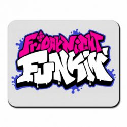 Коврик для мыши Friday Night Funkin Logo - PrintSalon