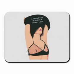 Коврик для мыши Gentleman Is Simply A Patient Wolf - PrintSalon