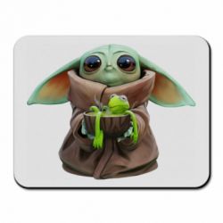 Коврик для мыши Grogu and Kermit - PrintSalon