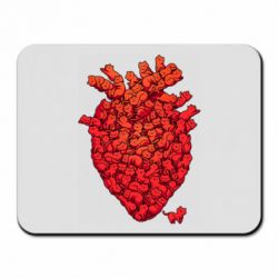 Коврик для мыши Heart of many cats - PrintSalon