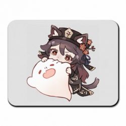 Коврик для мыши Hu Tao cat - PrintSalon