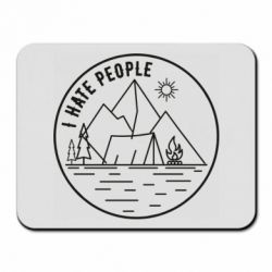 Коврик для мыши I hate people - camper - PrintSalon