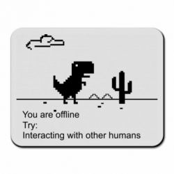 Коврик для мыши Internet Dinosaur - PrintSalon