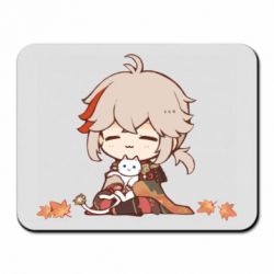 Килимок для миші Кадзуха з котом - PrintSalon