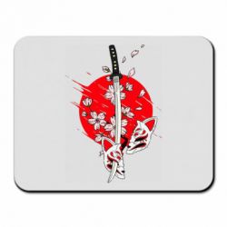Килимок для миші katana in sakura