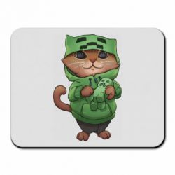 Коврик для мыши Кот Майнкрафт - PrintSalon