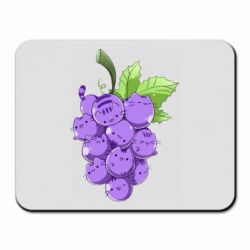 Коврик для мыши Кот-виноград - PrintSalon