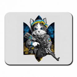 Килимок для миші Кіт військовий