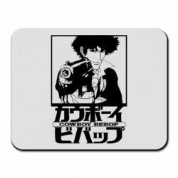 Коврик для мыши Ковбой Бибоп с ружьем - PrintSalon