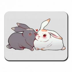 Коврик для мыши Кролики Вэй и Лань - PrintSalon