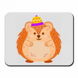Коврик для мыши Little hedgehog in a hat - PrintSalon