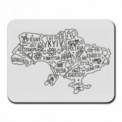 Коврик для мыши Map Ukraine - PrintSalon