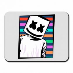 Коврик для мыши Marshmello Colorful Portrait - PrintSalon