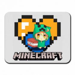 Килимок для миші Minecraft Girl - PrintSalon