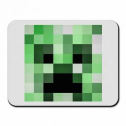 Коврик для мыши Minecraft minimalist Creeper - PrintSalon