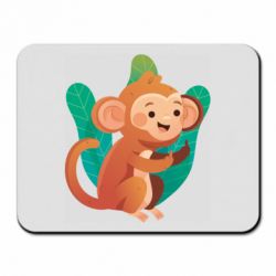 Коврик для мыши Monkey. Fuck You - PrintSalon