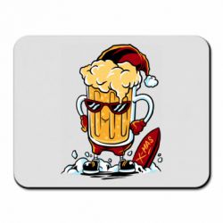 Коврик для мыши New Year's beer - PrintSalon