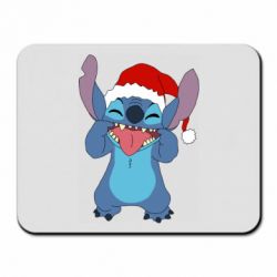 Коврик для мыши Новогодний Стич - PrintSalon