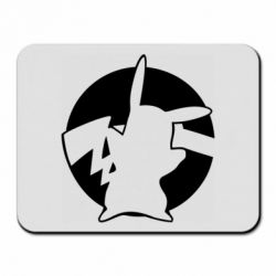 Коврик для мыши Pikachu silhouette