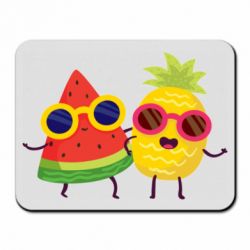 Коврик для мыши Pineapple with watermelon - PrintSalon