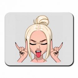 Коврик для мыши Punk Girl - PrintSalon