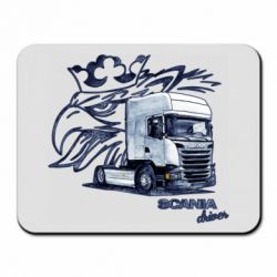 Коврик для мыши Scania watercolor art - PrintSalon