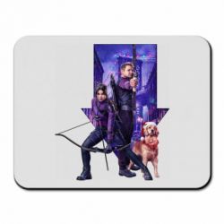 Коврик для мыши Соколиный глаз и Кейт Бишоп - PrintSalon