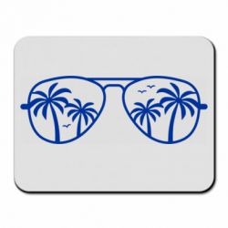 Коврик для мыши Sunglasses And Palm Trees - PrintSalon