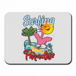 Коврик для мыши Surfing Paradise Flamingo - PrintSalon