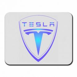 Коврик для мыши Tesla logo gradient - PrintSalon