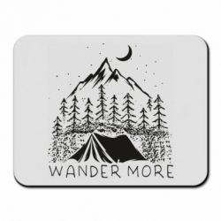 Коврик для мыши Wander more - PrintSalon