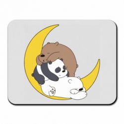 Коврик для мыши We bare bears sleep - PrintSalon
