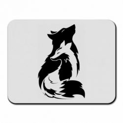 Коврик для мыши Wolf And Fox - PrintSalon